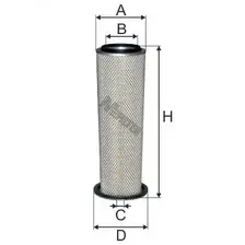 Фильтр воздушный MFILTER A838