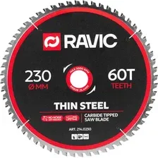 Пильный диск Ravic 230х1.8/1.4х25.4мм Z60 / 214.0230