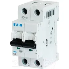 Выключатель автоматический Eaton PL6 2P 2А С 6кА 2M 286562