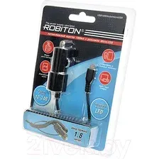Зарядное устройство сетевое Robiton USB1000/Auto/MicroUSB BL1