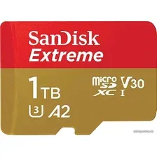 Карта памяти SanDisk Extreme microSDXC SDSQXAV-1T00-GN6MN 1TB