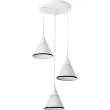 Подвесной светильник Ambrella light TR3167/3 WH/BK, белый/черный