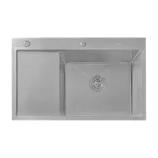 Кухонная мойка Astir Decor Satin C78x51R (с сифоном, дозатором и коландером)