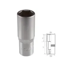 TOLSEN Головка торцевая глубокая шестигранная 1/2', 24 мм TT16574