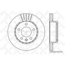 Тормозной диск Stellox 60203611VSX