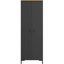 Шкаф распашной Black Red White San Gimnignano SZF2D/70 (антрацитовый/дуб нокс, антрацитовый/готик)