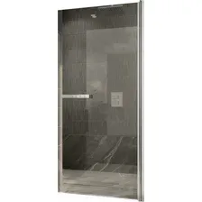 Душевая дверь MaybahGlass 60x198 MGD-449-5 (бронзовое стекло/хром матовый)