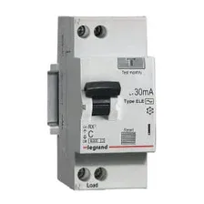 Дифференциальный автомат 1PN 20А RX3 30мА 6kA 2M, хар-ка AС Legrand