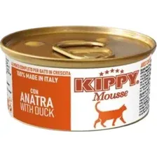 Влажный корм для кошек Kippy Mousse Cat С уткой (85г)