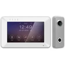 Комплект видеодомофона Tantos Rocky HD Wi-Fi (белый) + iLexa HD (никель)