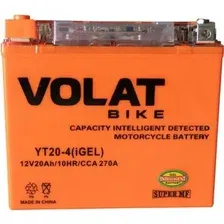 Мотоциклетный аккумулятор VOLAT YT20-4 iGel (20 А·ч)