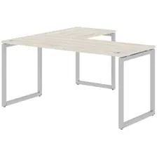 Стол угловой Xten-Q XQCT 1615 Silver (R), сосна эдмонт