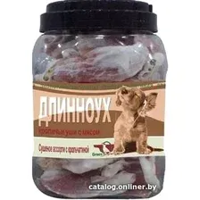 Лакомство для собак GreenQZin Длинноух кроличьи уши с мясом 750 г