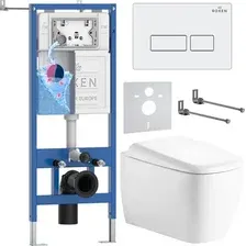 Инсталляция с унитазом подвесным Roxen StounFix Dual Fresh 968500