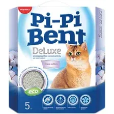 Наполнитель для туалета Pi-Pi Bent DeLuxe Clean Cotton 5 кг