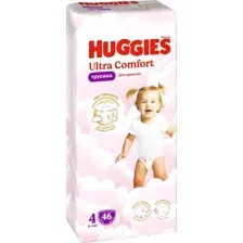 Трусики-подгузники Huggies Ultra Comfort Mega 4 Girl (46 шт)