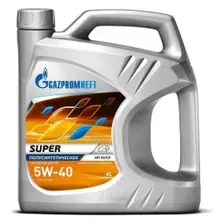 Масло моторное Gazpromneft Super 5W-40 полусинтетическое 4л.