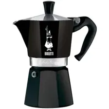 Гейзерная кофеварка Bialetti Moka Express (6 порций, черный)