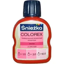 Пигментный концентрат универсальный Sniezka Colorex 23 красный 100 мл