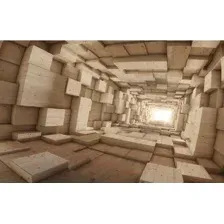 Фотообои листовые Citydecor Тоннель 3D (400x254)