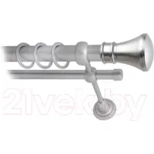Карниз для штор Lm Decor Люксор 101 2р гладкий 25/16мм (сатин, 4м)
