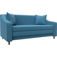 Диван Лига диванов Лига-071 129653 (рогожка Амур 10 голубой)