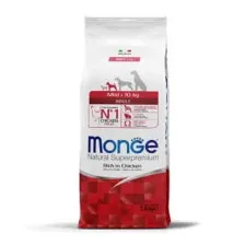 Сухой корм Monge Dog Daily Line Mini для взрослых собак мелких пород, из курицы 7,5кг