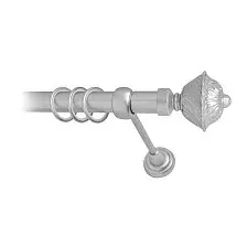Карниз для штор Lm Decor Империя 168 1р гладкий 25мм (сатин, 2.4м)