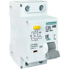 Дифференциальный автомат Атрион AD63-25-30