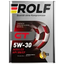 Моторное масло ROLF GT 5W-30 SN/CF 4л