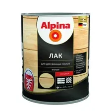 Лак Alpina для деревянных полов шелковисто-матовый 2,5 л