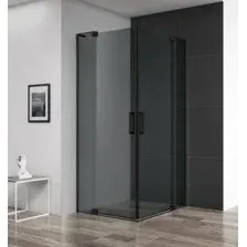 Душевой уголок Cezares SLIDER-AH-2-90/100-100/110-GRIGIO-NERO
