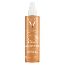 VICHY Capital Soleil Спрей-флюид солнцезащитный легкий Cell Protect SPF30, 200 мл
