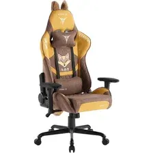 Игровое (геймерское) кресло Zone51 Tanuki (коричневы/оранжевый)