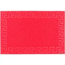 Придверный коврик SunStep Spongy Меандр 50х80 красный 38-314 (красный)