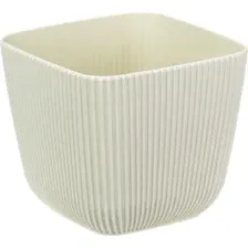 Вазон Idea Пиканто М3208 (белый ротанг)