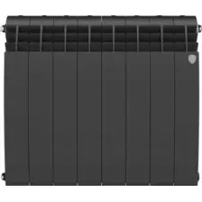 Биметаллический радиатор Royal Thermo BiLiner B 500 Черный (8 секций)