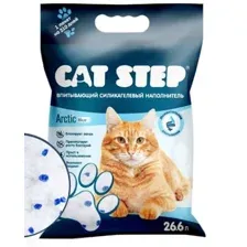 Наполнитель для туалета Cat Step Arctic Blue силикагелевый 26.6 л