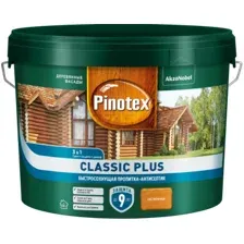 Пропитка защитно-декоративная PINOTEX Classic Plus 3 в 1 лиственница 9 л