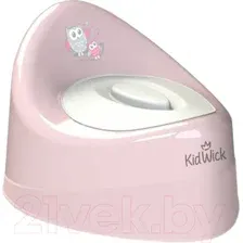 Детский горшок Kidwick Ракушка KW030302 (розовый/белый)