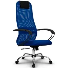 офисное компьютерное кресло Metta SU-BP-8 CH, синий