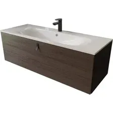 TERMINUS Тумба с умывальником Контур 120x38x45 с 1 ящиком KON101201200001O (венге/графит)