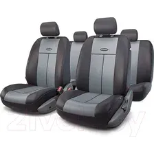 Комплект чехлов для сидений Autoprofi TT-902P BK/D.GY