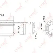 Топливный фильтр LYNXAUTO LF-985M
