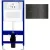 Инсталляция для унитаза AQUAme AQM4002 + AQM4117GM