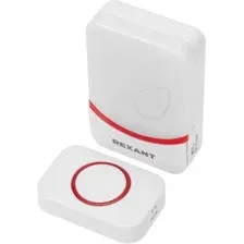 Звонок дверной беспроводной REXANT 38 мелодий 150 м IP44 белый