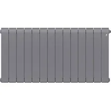 Биметаллический радиатор Royal Thermo Infinity 500 Silver Satin (14 секций)
