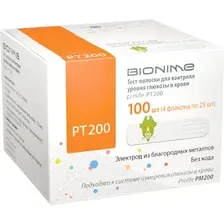 Тест-полоски Bionime PТ 200 (100 шт)