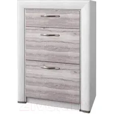 Комод Anrex Olivia 3S/56 (вудлайн кремовый/дуб анкона)
