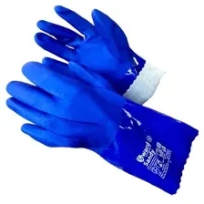 Перчатки защитные BVB Gward Sandy / PVC009 (р.10, синий)